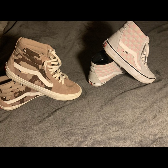 two pairs of Vans sk8 high both size 10.5 - Picture 3 of 3